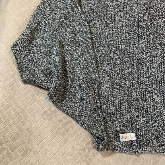 ASTR the Label Womens Medium Shrug Sweater Gray Baggy Lagenlook Open Front - Picture 3 of 11
